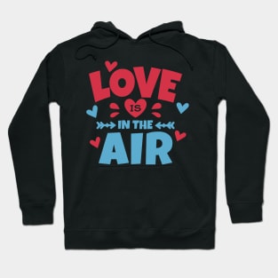 Love is in the Air Funny Hoodie